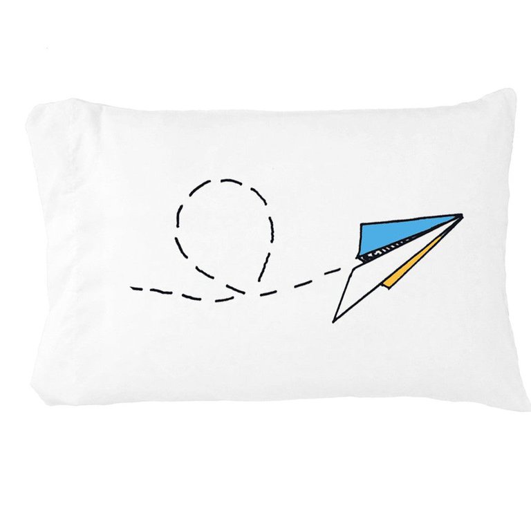 Paper Airplane Toddler Pillowcase