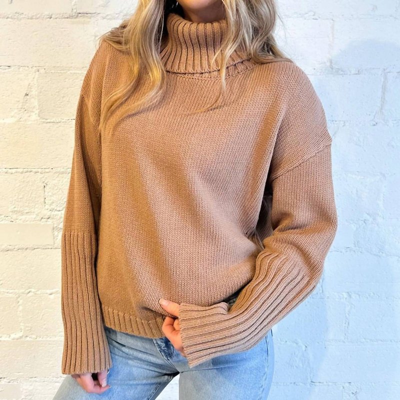 Shop Olivaceous Alpine Forest Sweater In Brown