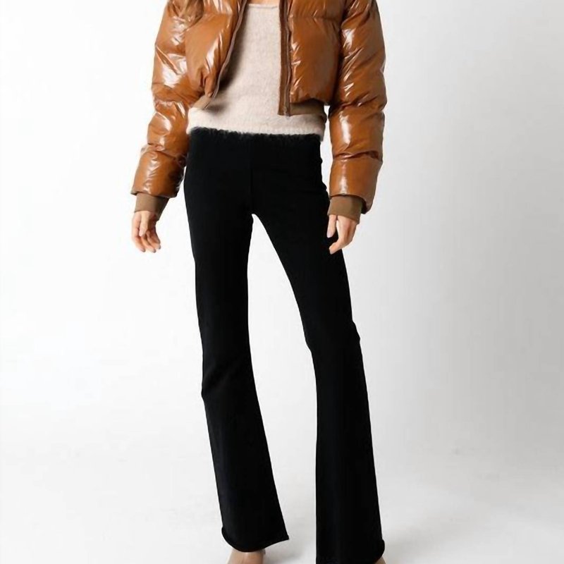 Shop Olivaceous Jackie Bomber Jacket In Taupe In Brown