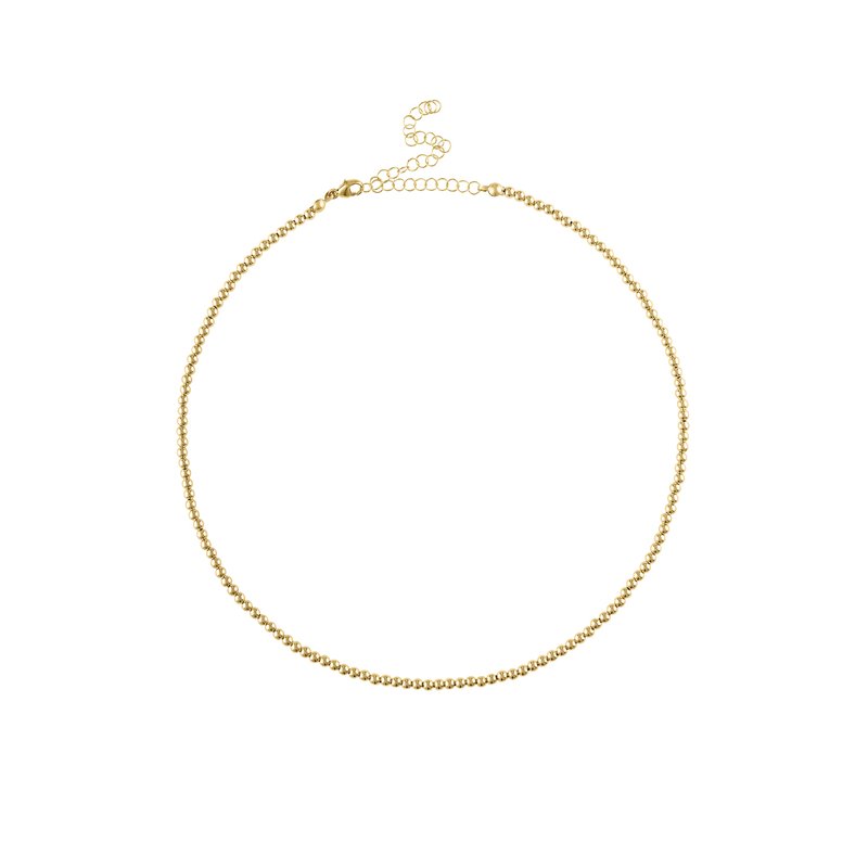 Shop Olivia Le 3mm Gold Beaded Bubble Necklace