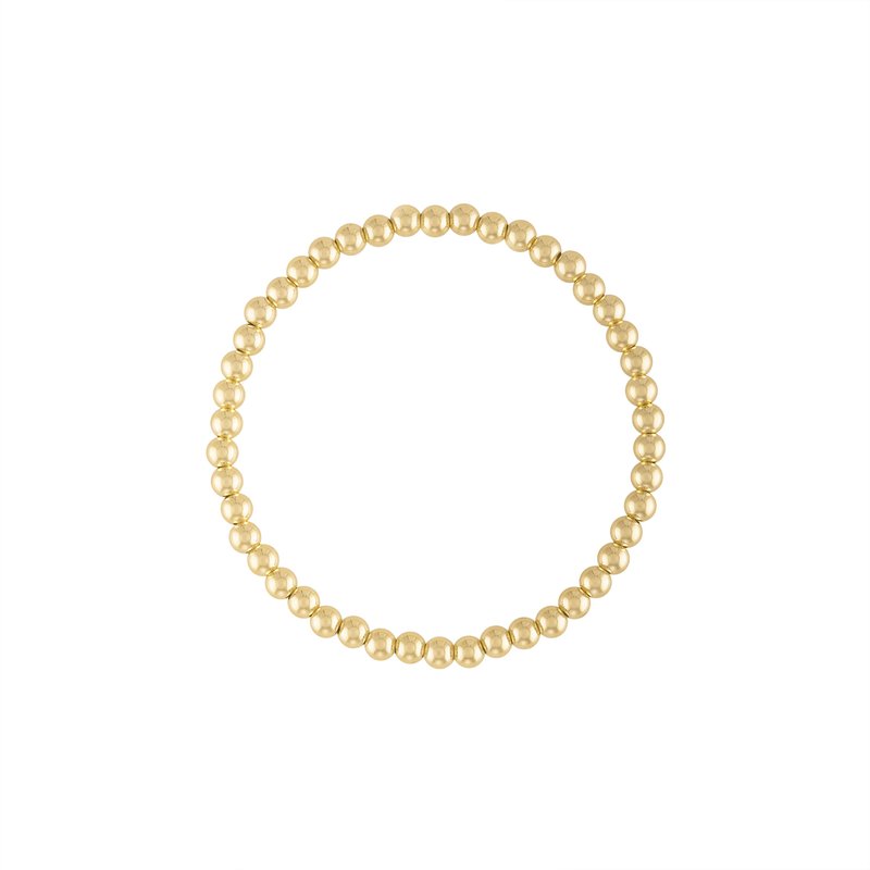 Olivia Le 4mm Gold Bubble Bead Bracelet