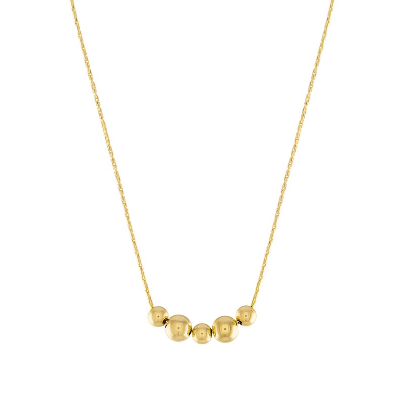 Shop Olivia Le Brea Bead Necklace In Gold