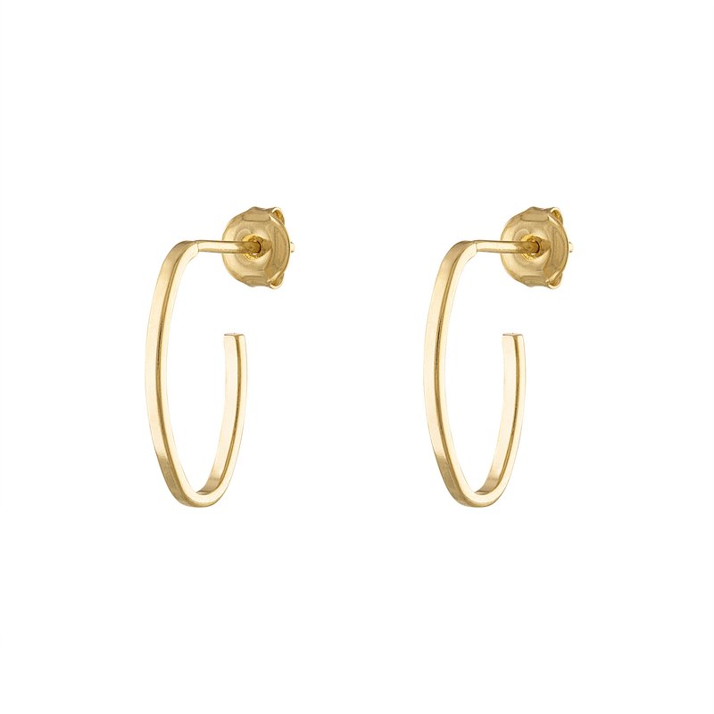 Olivia Le Diana Gold Minimalist Hoop Earrings