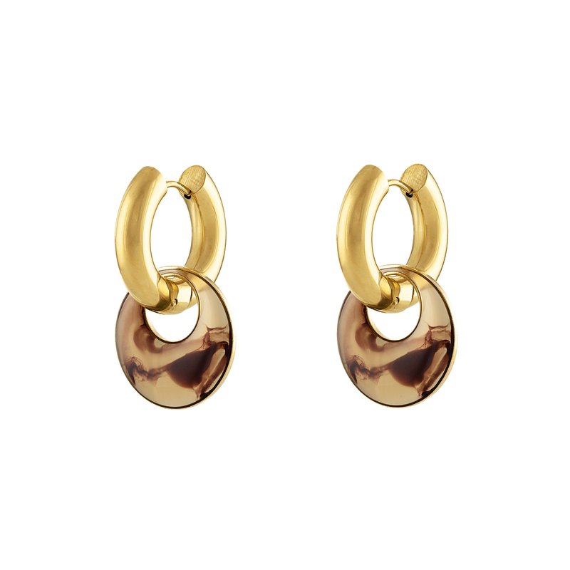 Shop Olivia Le Eloise Convertible Gold Hoop Earrings