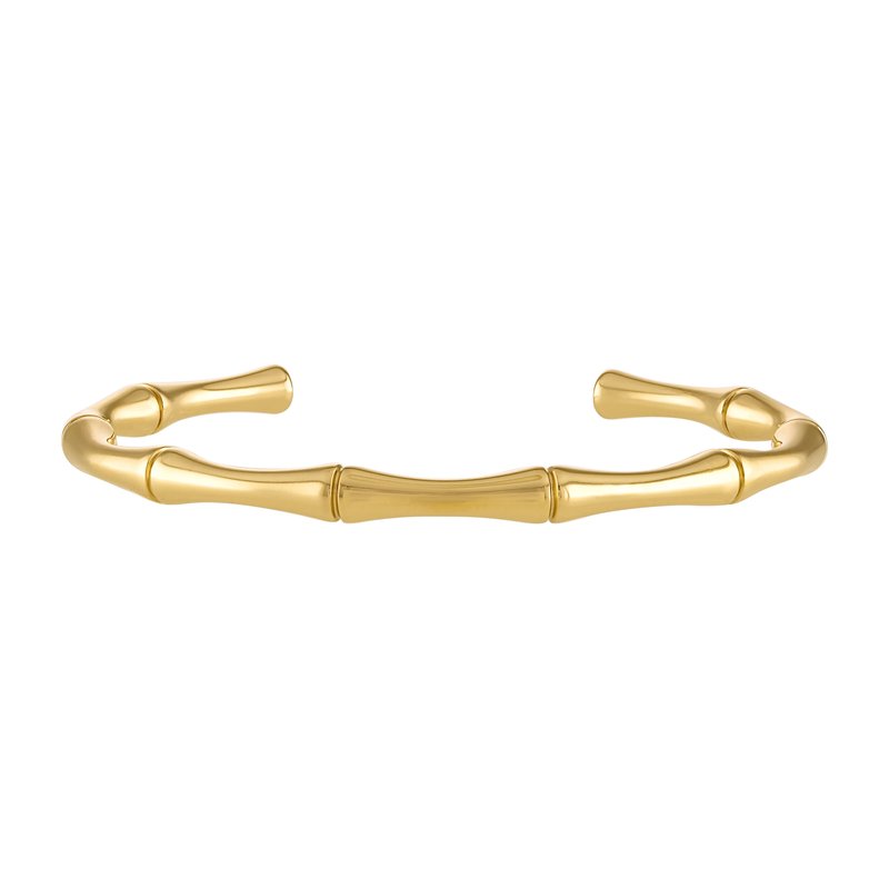 Olivia Le Gianna Gold Bamboo Cuff Bracelet