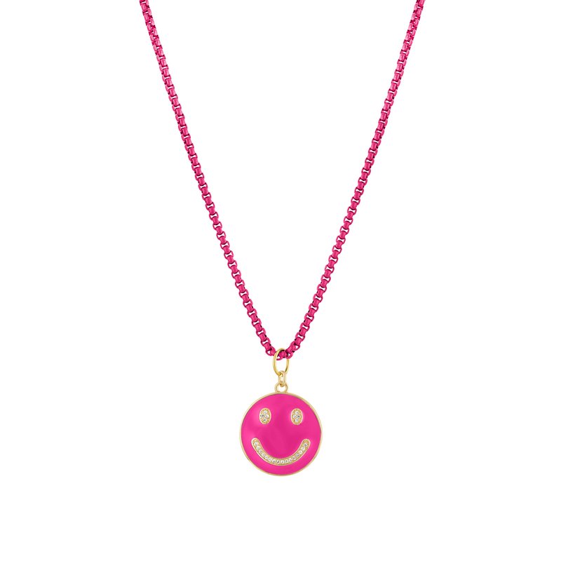 Olivia Le Happy Day's Necklace In Pink