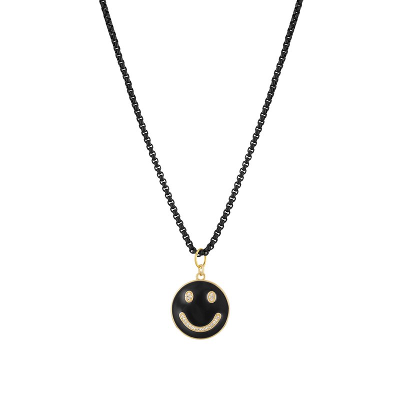 Olivia Le Women's Blue Happy Day's Necklace In Black