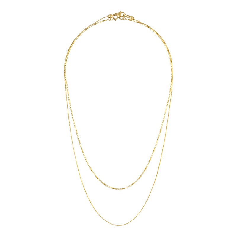 Shop Olivia Le Jayden Stack Necklace In Gold