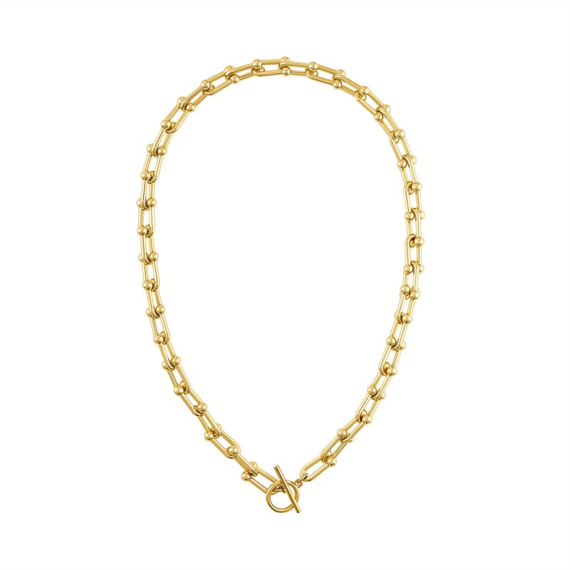 Olivia Le Racquel Links Necklace In Gold