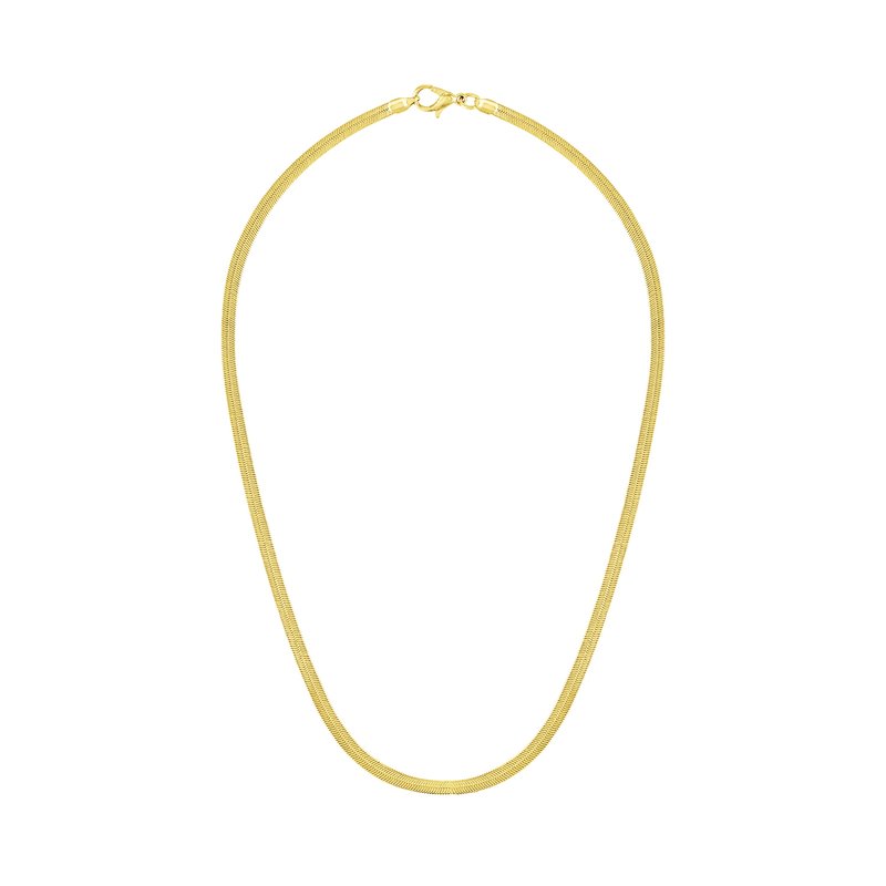 Shop Olivia Le Sahira Herringbone Necklace In Grey