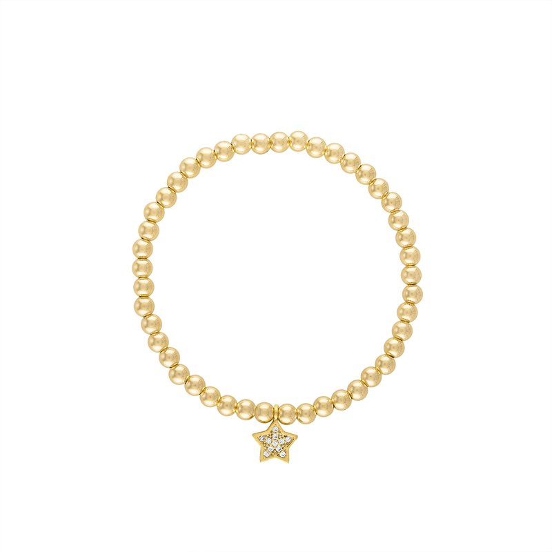 Olivia Le Star Bright Pave Gold Bracelet