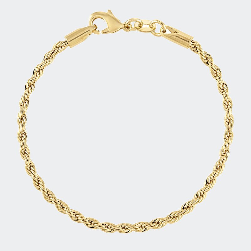 Olivia Le Venice Rope Chain Bracelet In Gold