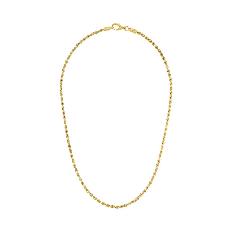 Olivia Le Venice Twisted Rope Necklace In Gold