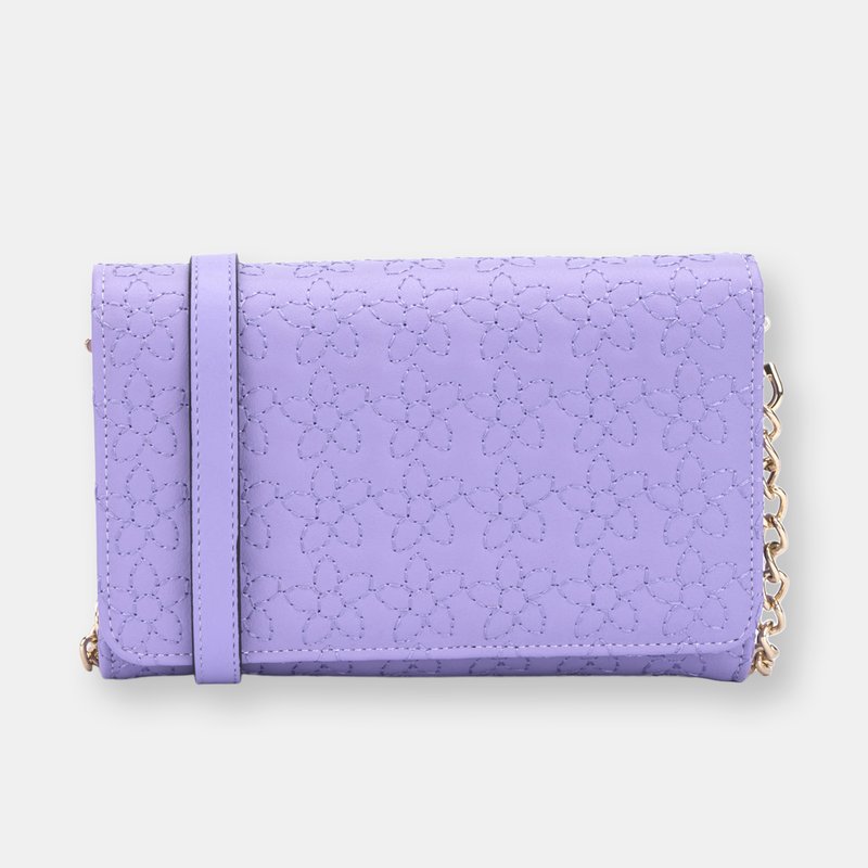 Olivia Miller Dahlia Wallet Crossbody In Lavender
