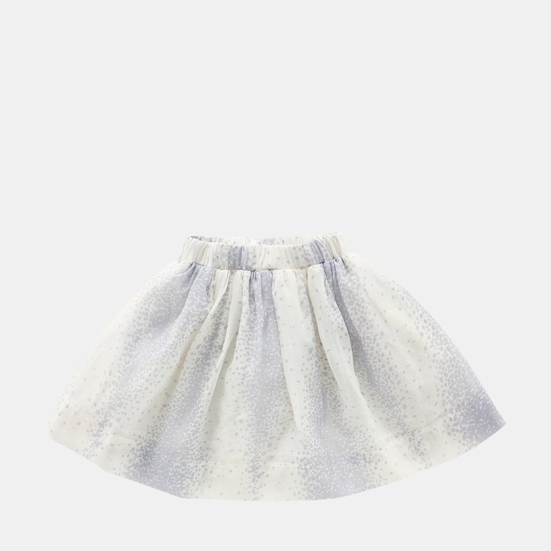 Omamimini Layered Organza Skirt In White