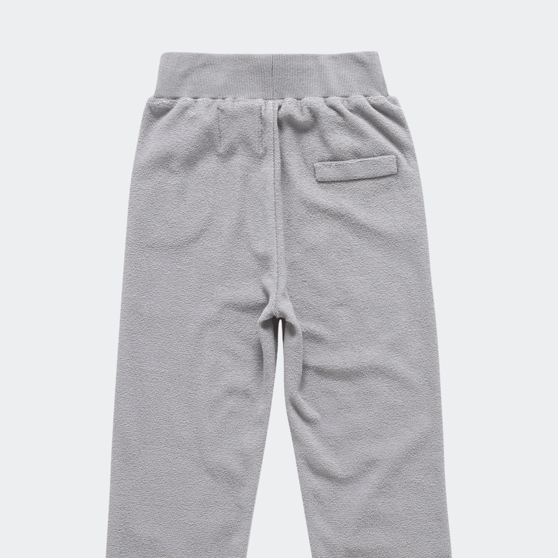 Shop Omamimini Terry Trousers In Grey