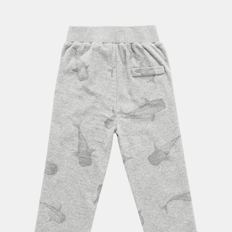 Shop Omamimini Terry Trousers In Grey
