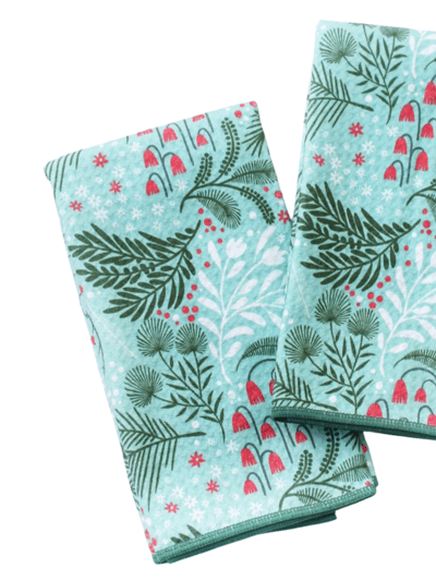 Once Again Home Biggie Towel Set Of 2 - Turquoise Foliage product