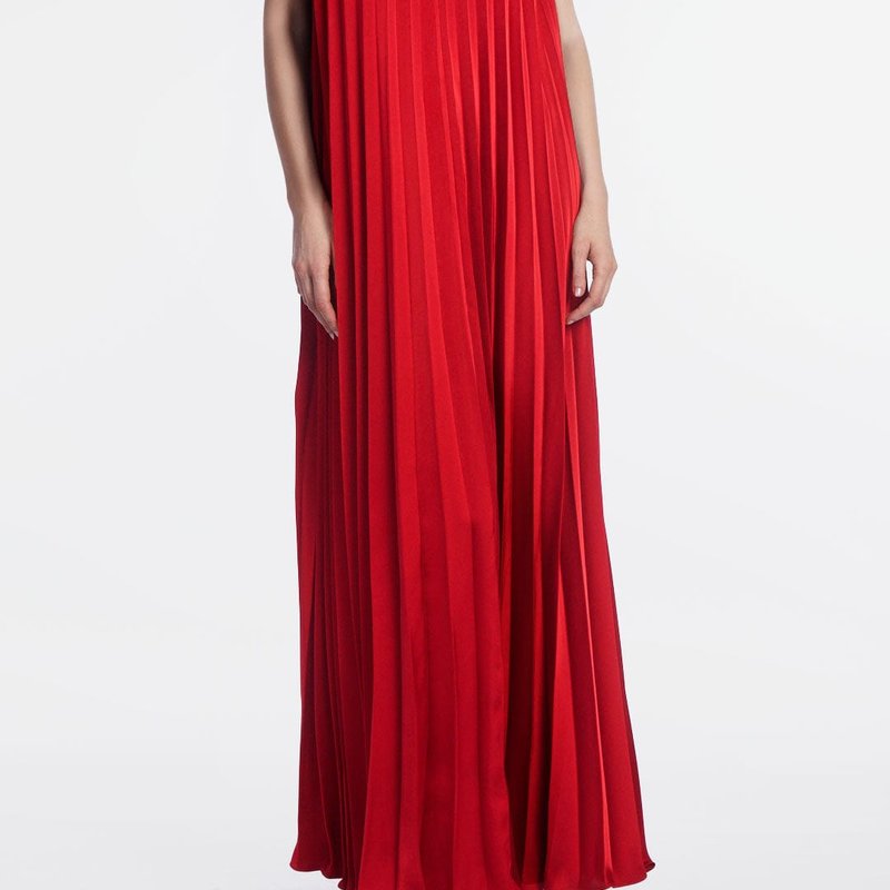 ONE33 SOCIAL THE CAMI | RUBY HIGH NECK PLEATED GOWN