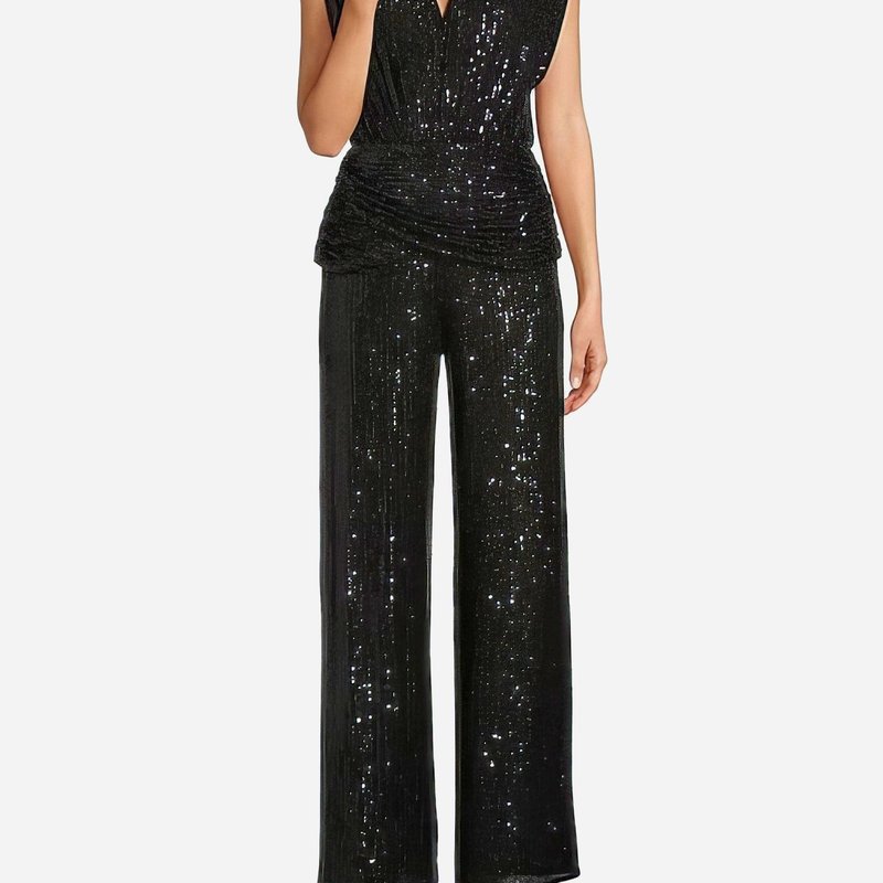 One33 Social The Cara | Black Sequin Jumpsuit