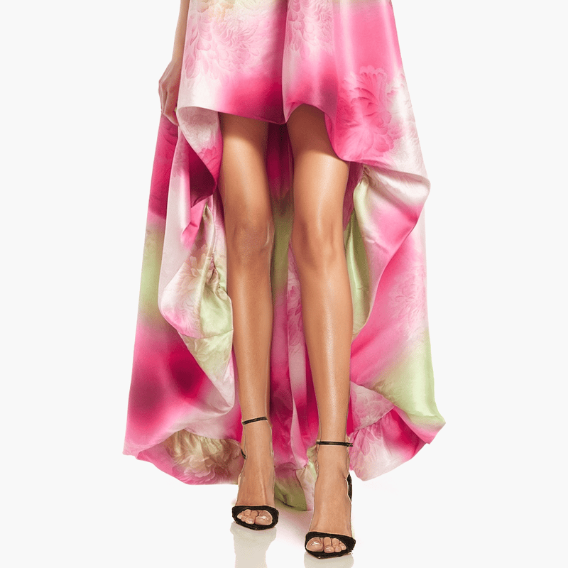 Shop One33 Social The Dixie | High-low Bubble Hem Cocktail Dress In Pink