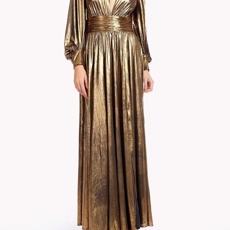 One33 Social The Kathy | Gold Maxi Gown