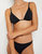 Alexa Rhinestone Bikini Top - Black