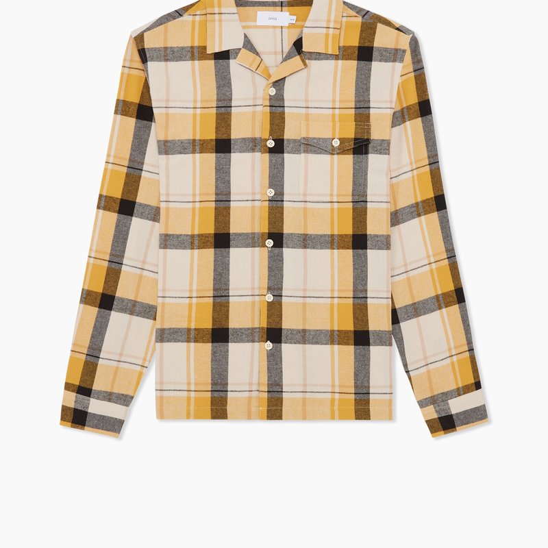 ONIA FLANNEL CONVERTIBLE SHIRT