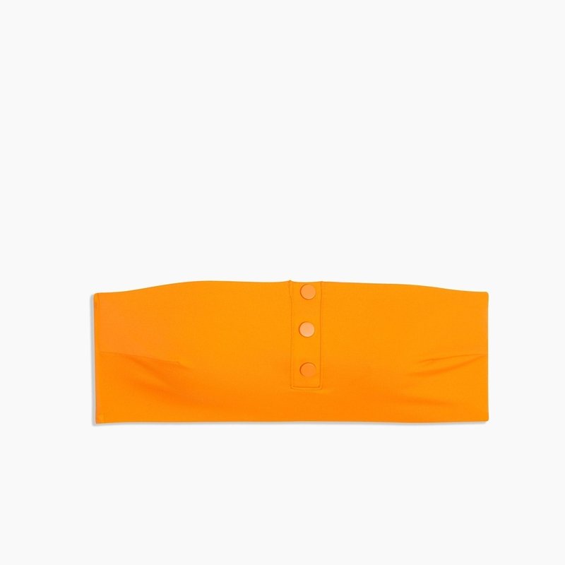 Shop Onia Ines Bikini Top In Orange
