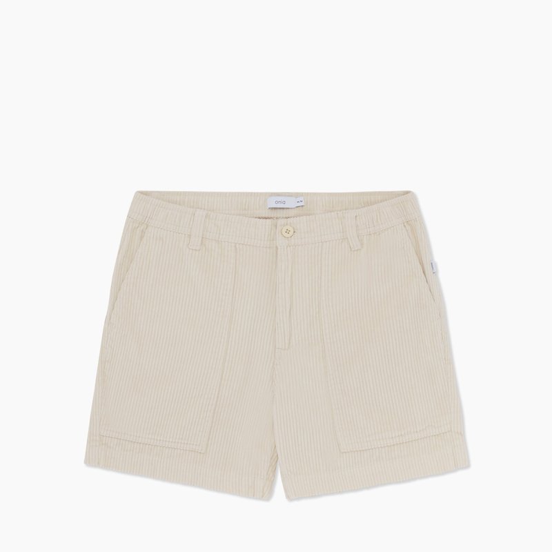 Onia Jumbo Corduroy Expedition Short In Brown