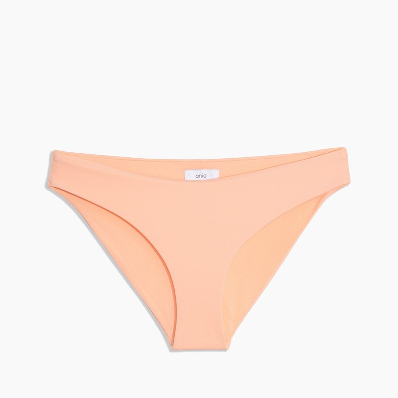 Onia Lily Bikini Bottom In Peach