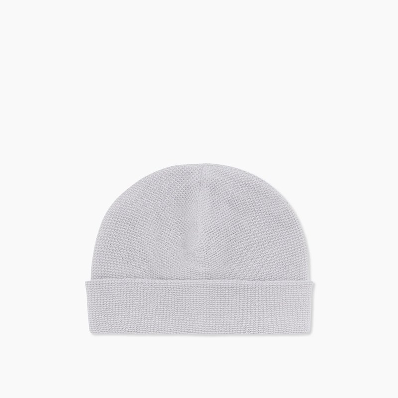 Onia Waffle Cotton Cashmere Beanie In Gray
