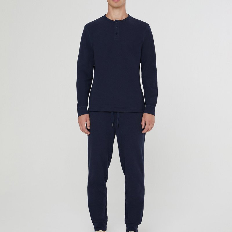 Shop Onia Waffle Jogger In Blue
