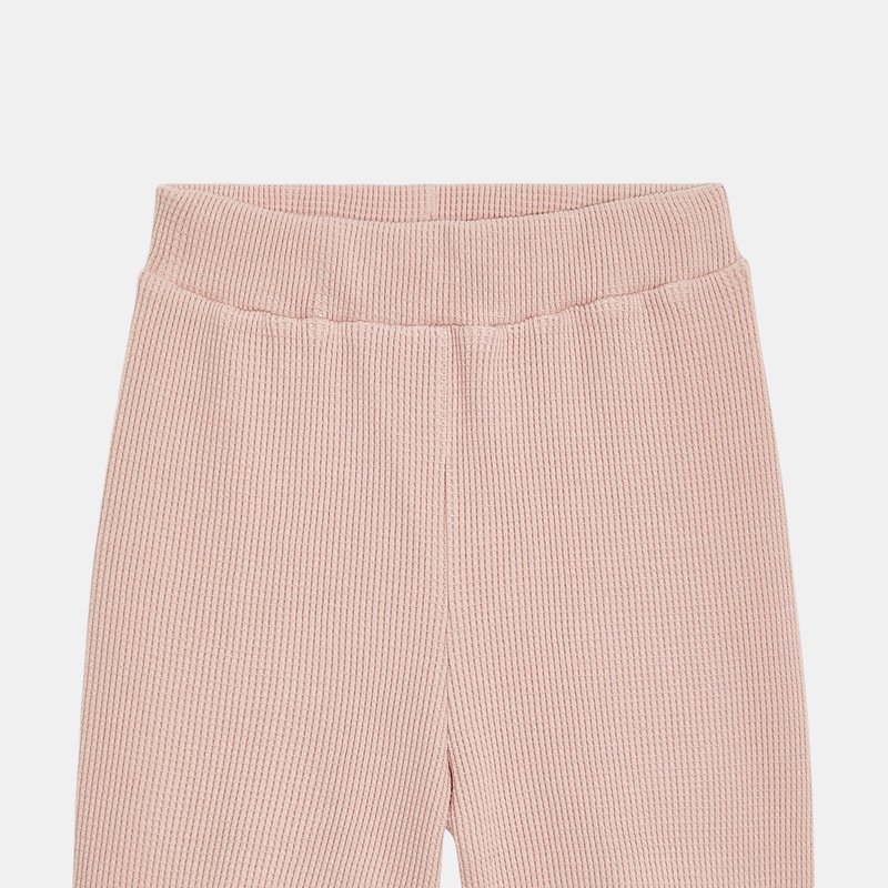 Onia Waffle Knit Biker Shorts In Pink