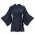 Juno Kimono Top / Black Silk