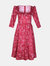 Marisol Dress / Ruby Red + Alabaster Cotton Toile