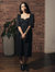 Suzan Dress in Black Cotton