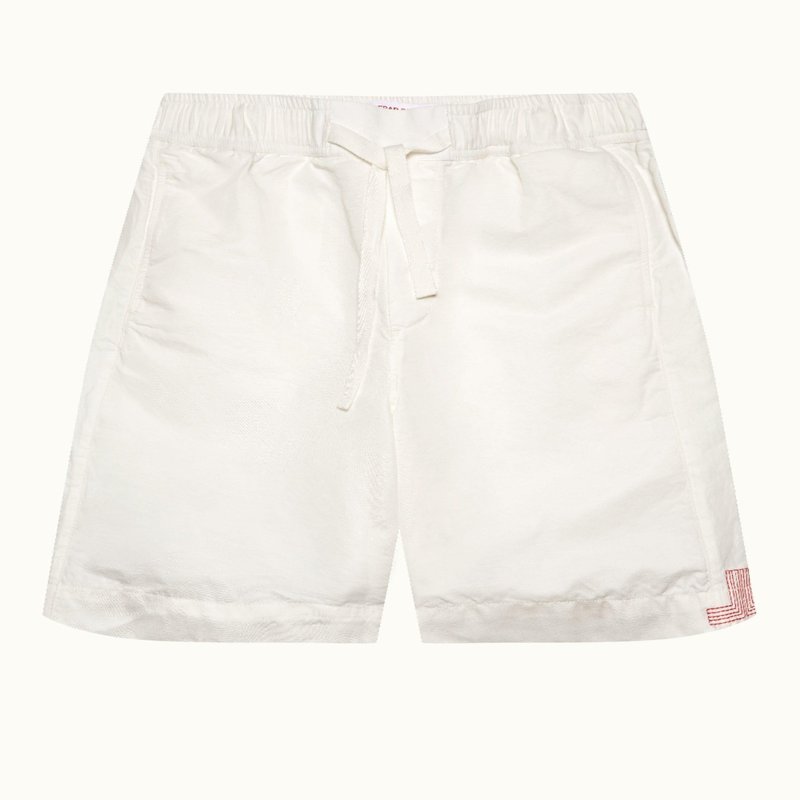 Orlebar Brown Sirma Cotton Track Shorts In White