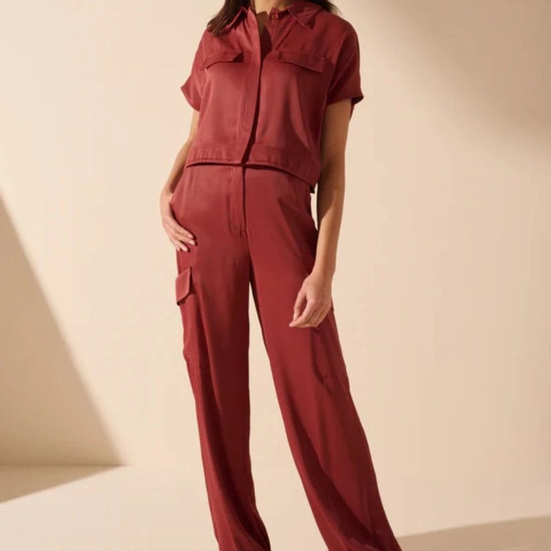 Shop Oscar Tex Trousers In Pink