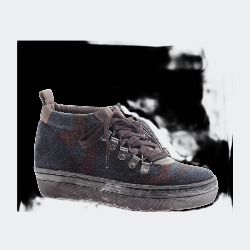 Otbt Green Lake Sneaker Boots In Dark Bronze