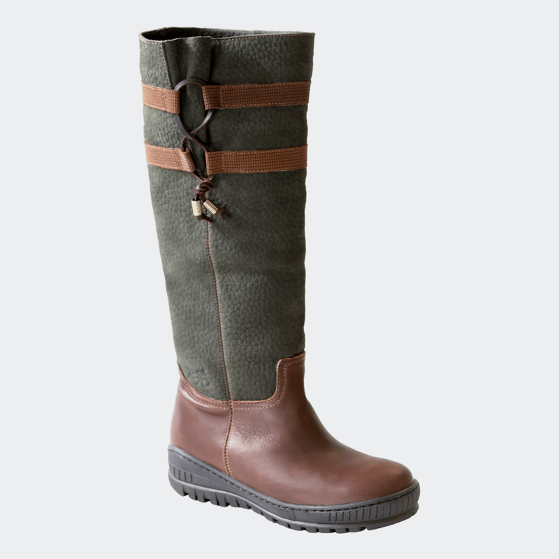 Otbt Move On Cold Weather Boots In Green Brown