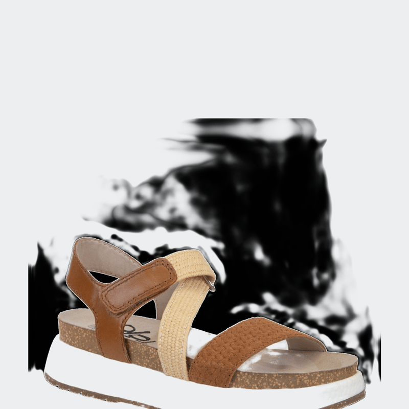 Otbt Sierra Platform Sandals In Almond