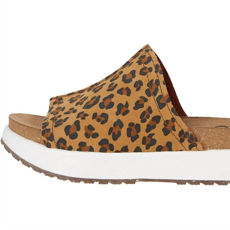 Otbt Women's Wayside Sandal In Leopard In Brown