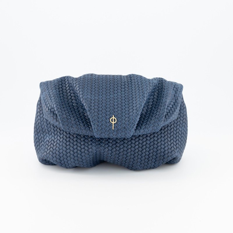 Otrera Leda Braid Handbag In Blue