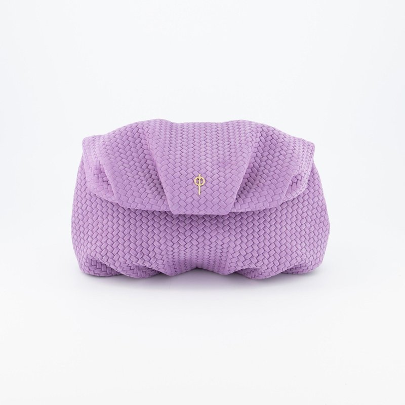 Otrera Leda Braid Handbag In Purple