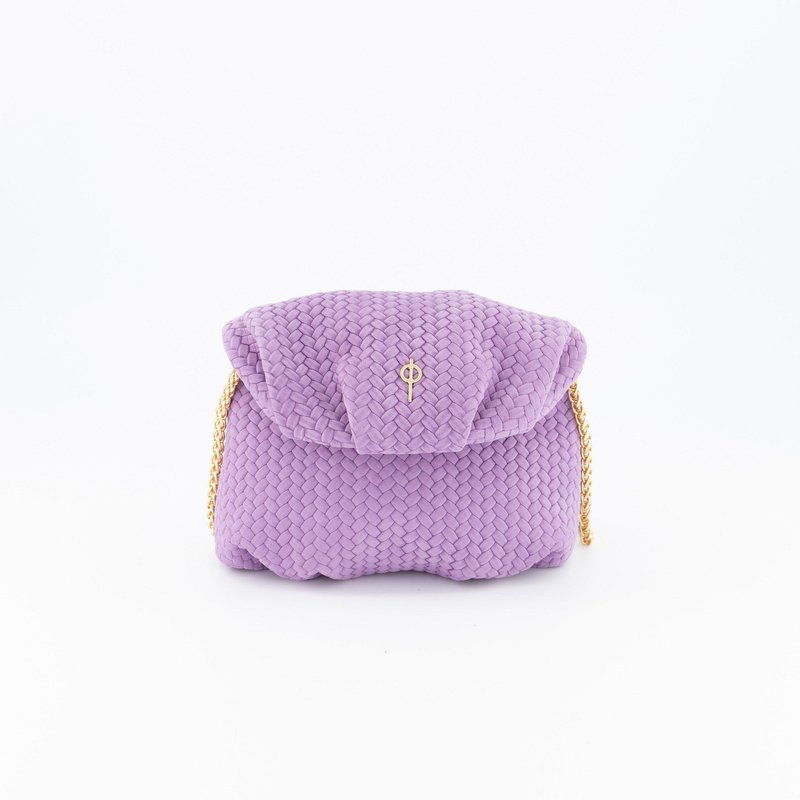 Otrera Mini Leda Braid Handbag Purple