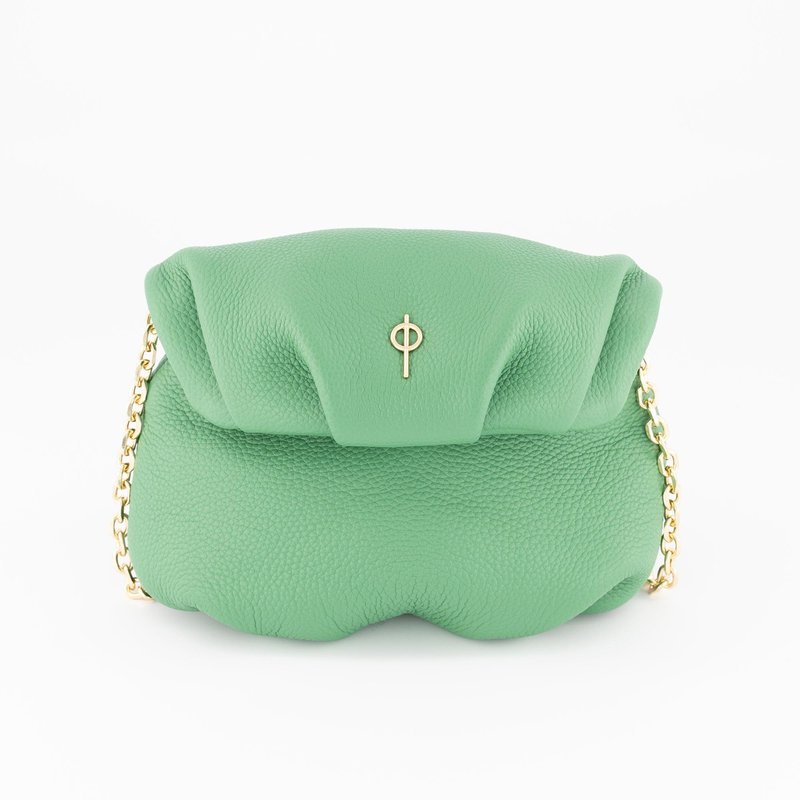 Otrera Mini Leda Floater Handbag In Green