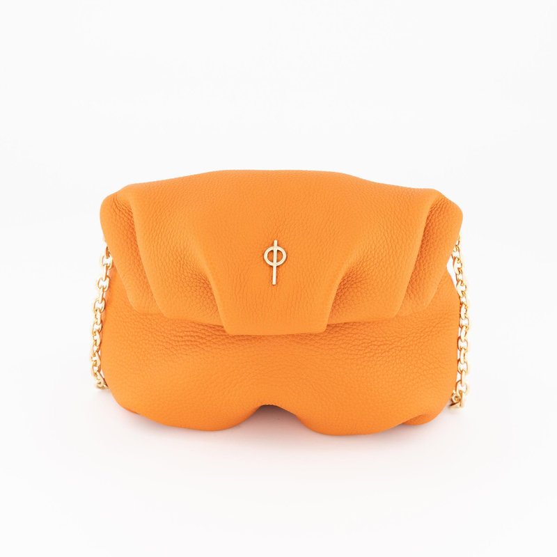 Otrera Mini Leda Floater Handbag In Orange