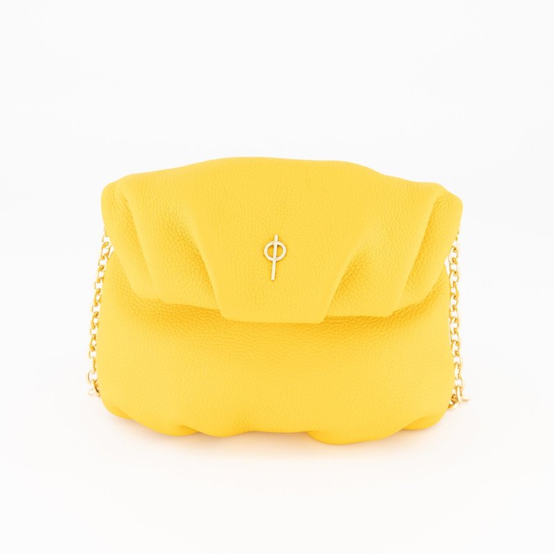 Otrera Mini Leda Floater Handbag In Yellow