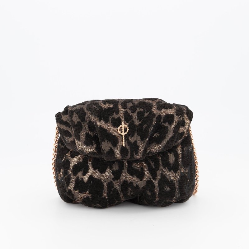 Otrera Mini Leda Handbag Leopard In Black